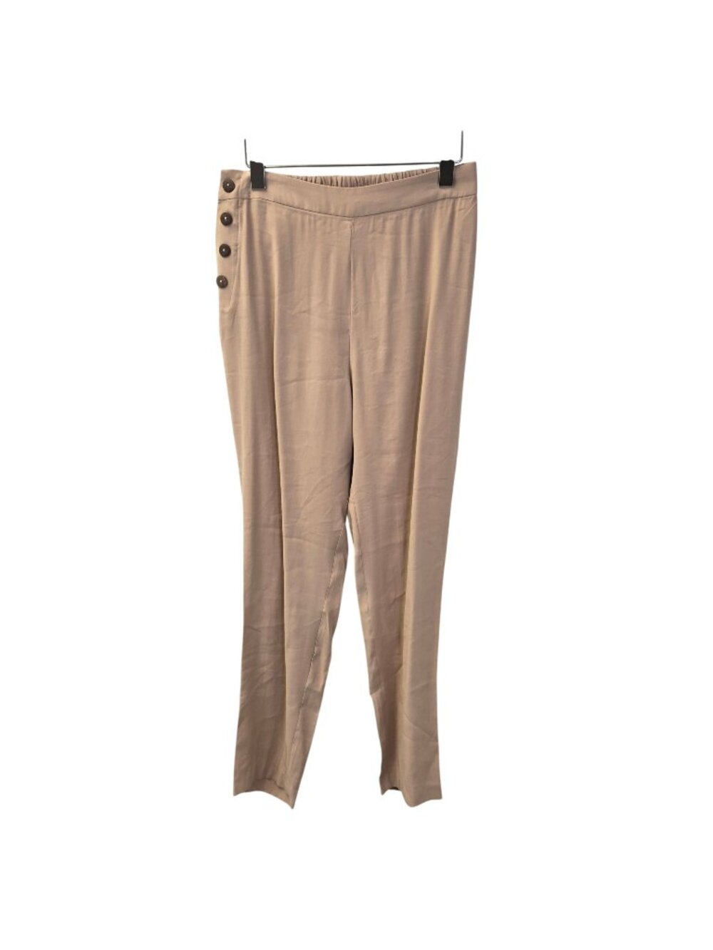 NWT BCBGeneration Tapered High Rise Trouser Pants in Sand Size Small